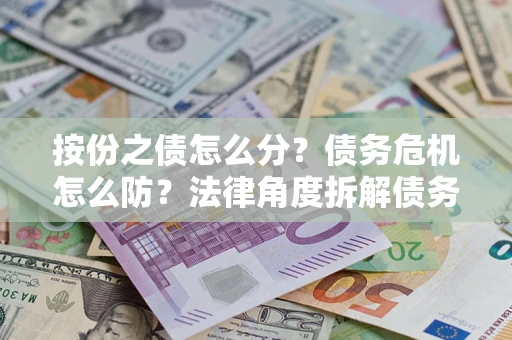济南按份之债怎么分？债务危机怎么防？法律角度拆解债务分配与风险自保指南