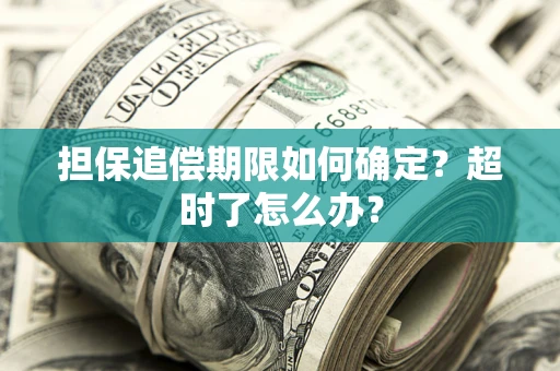济南担保追偿期限如何确定？超时了怎么办？