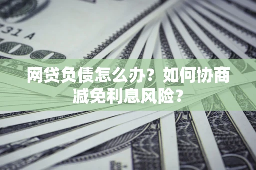 济南网贷负债怎么办？如何协商减免利息风险？