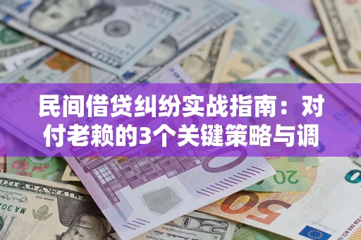 济南民间借贷纠纷实战指南：对付老赖的3个关键策略与调解盲区解析