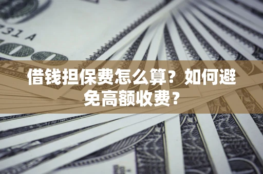 济南借钱担保费怎么算？如何避免高额收费？